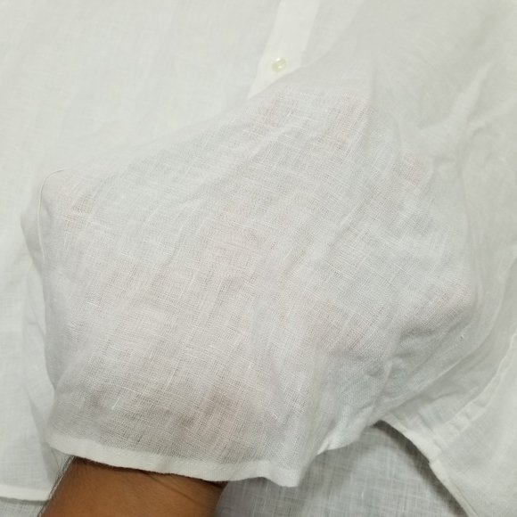 J.Crew Long Sleeve Button Down - White Linen - Sli - Picture 7 of 10